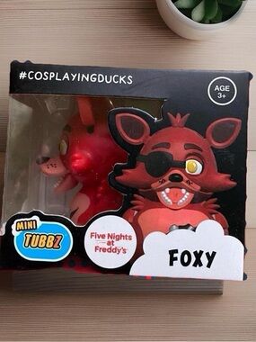 Funko Foxy Mini Tubbz Figure - Red, Black, Yellow